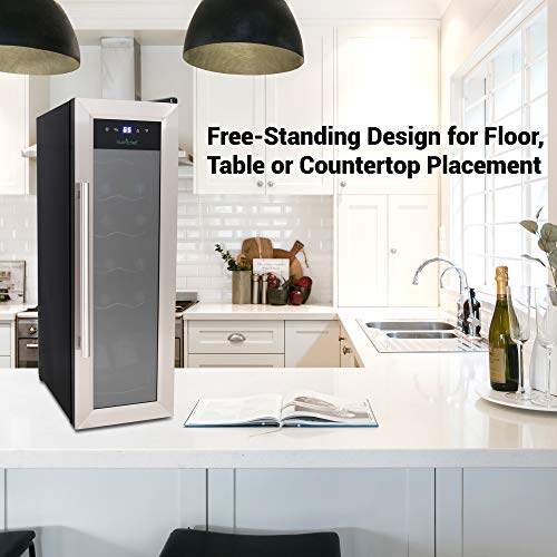 6 Nutrichef+PKCWC12+Compressor+Refrigerator+Temperature
