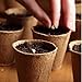 Seeds Starter Peat Pots, Pack of 16, Biodegradable, Perfect for Seeding Carrots, Parsnips, Squashes, Cucumbers, Radishes, Beets and Peas