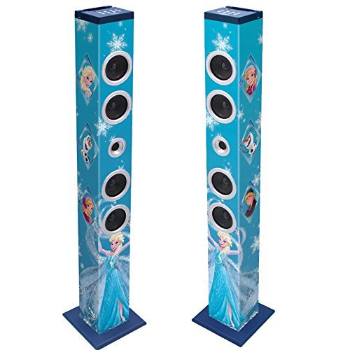 Disney Frozen Lexibook Children's 14 Watt Bluetooth And Wired Sound Tower Compatible With Smartphones, Laptops, Tv's, Tablets Mp3 Devices -