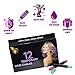 Deluxe Hair Chalk Set For Girls, 10 Washable Colour Brush, Available For Party Hair Dressing, Birthday Gift For Kids