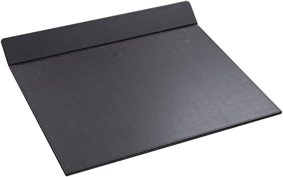 KINGFOM 18''x14'' Leather Desk Pad & Blotter, A3 Protector Writing Mat with Paper Clip Brown : Office Products