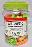 Magnetic Lowercase Letters 78 pcs in Storage Jar - 1.5 inches