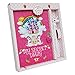 Monet Studios Unicorn Diary Secret Children's Kid's Journal A5 Notebook Pen Set with Padlock and Key Unicorn Theme (Unicorn)