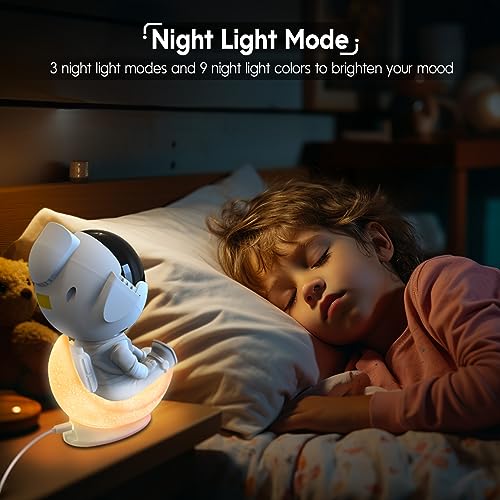 Rossetta Astronaut Projector, Space Projector Galaxy Projector for Bedroom, Star Projector Night Light with Timer and Remote, Kids Adults Room Decor Aesthetic, Gifts for Christmas, Birthdays
