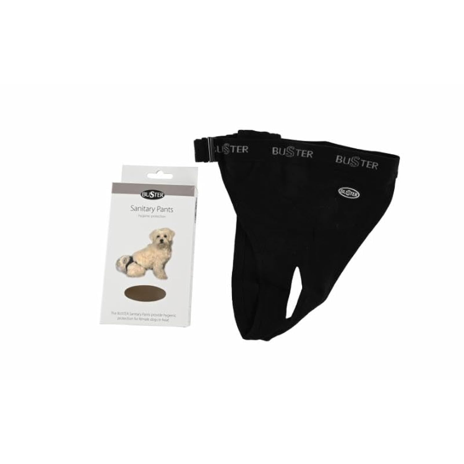 Buster Sanitary Pants, Size 4, Black
