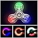 Extra Steel ball Led Light Fidget Spinner Rainbow Toy Finger Spinner Hand Spinner for Kids Adults EDC for Anxiety ADD ADHD Autism