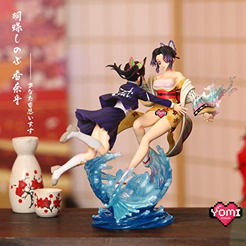 LBXKE Demon Slayer Kochou Shinobu und Tsuyuri Kanao 1/6 Waage-Figur mit Base Vorbestellung – Bild 3