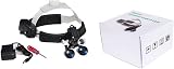 3.5X Dental Magnifier Loupes w/ 5W LED Headlight & Headband for Surgery Jewelry view 7