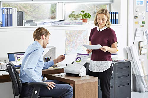Brother Printer RADS2700W Certified Refurbished RADS2700W- (ADS-2700w) Wireless Space-Saving High-Speed Color Duplex Desktop Document Scanner, White - Thumbnail 3