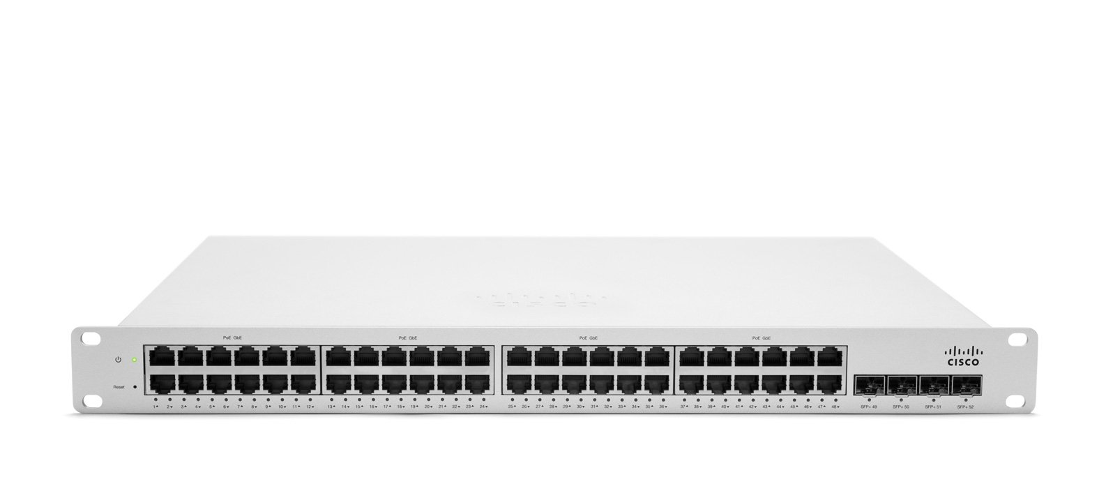 Cisco Meraki MS220-48 48-port GigE Switch, L2 Cloud-Managed, White