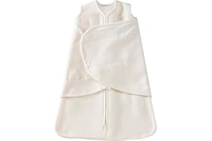 HALO Micro-Fleece Sleepsack Swaddle, 3-Way Adjustable Swaddle Blanket for Newborn and Infants, TOG 3.0 for Cold Climates, Hip Healthy, Cream, Newborn, 0-3 Months