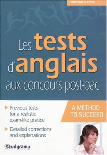 Les  tests d'anglais aux concours post-bac