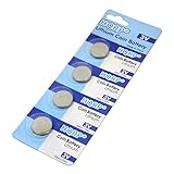 HQRP 4-Pack Coin Lithium Battery for C240 2001 2002 2003 2004 2005 Transmitter Key Fob Remote Shell Case Cover Smart Key Keyless FOB + Coaste
