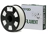 GP3D ABS White 3D Printer Filament - 1KG 1.75mm 2.2lbs. Compatible With 3D Printers Reprap, Makerbot Replicator 2, Makergear M2 and up, Afinia, Solidoodle 2, Printrbot