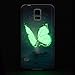 Galaxy S5 Case, Firefish Luminous Noctilucent Glow in the Dark Case [Drop Protection] [Anti-scratch] Flexible Soft TPU Shell Case for Samsung Galaxy S5