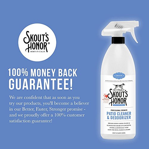 image for SKOUT'S HONOR Professional Strength, All-Natural Pet Patio Cleaner & D