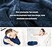 WER Nap Sleeping Pillow Cushion AF8 Bamboo Charcoal Memory Foam Pillow Slow Rebound Desk Nap Pillow with Hollow Design Ideal for Face Down Sleeper Back Support, Removable Washable Velvet Cover