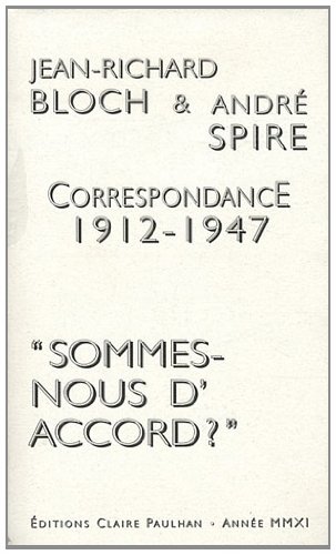 Correspondance 1912-1947