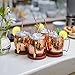 Authentic Moscow Mule Copper Mugs Set of 4 (16oz) — Includes Everything You Need Plus Bonuses!