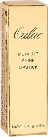 Oulac Glow Metallic Shine Orange Lipstick Coral High Impact 4.3 g view 9