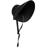 Nicky Bigs Novelties Victorian Handmaids Felt Bonnet, White, One Size