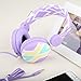 Sound Intone IP-810 Lightweight Stereo Portable Headphones with Mic, Stretching Headband Headsets, for Kids Boys Girls Headset and Android Smartphone,PC, Laptop and All 3.5mm Jack Devices (Purple)