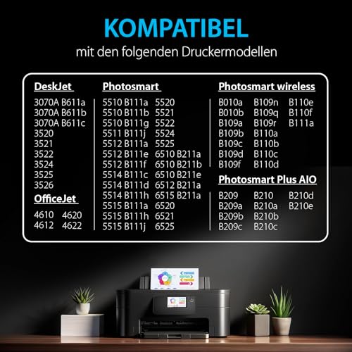 Smart Ink Compatible Printer Cartridges to Replace HP 364 XL 364XL 10 Multipack (4BK & 2C/M/Y) High Capacity Cartridge for HP Photosmart 5520 5510 5524 6520 5515 OfficeJet 4620 4622 DeskJet 3520