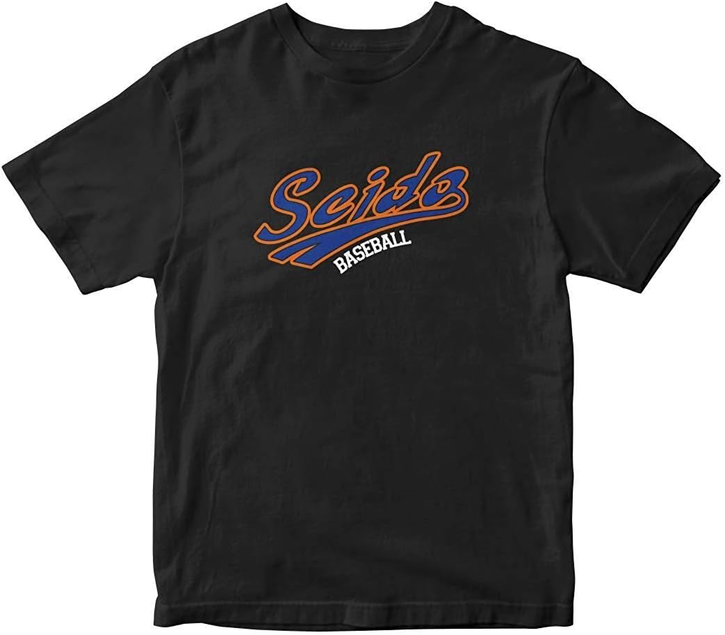 Seido Baseball Ace of Diamond Anime Manga Cotton Men T Shirt Black A448
