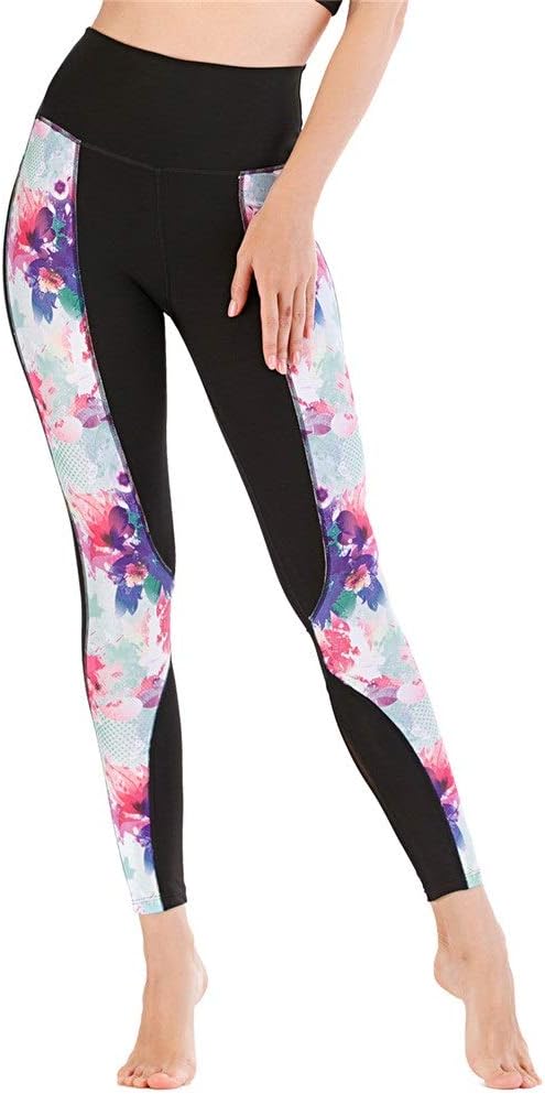 floral workout pants