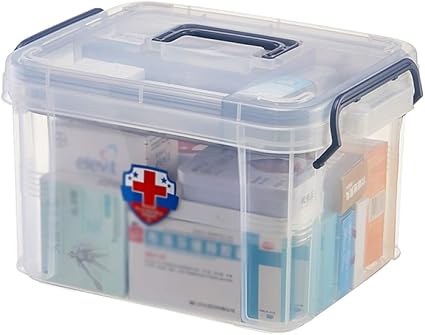 QXTT Botiquín De Primeros Auxilios Caja con Cerradura ...