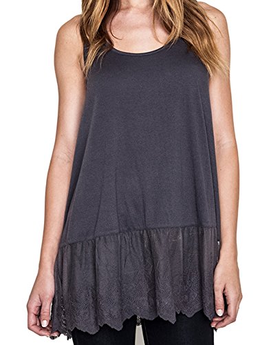 Umgee usa women s sleeveless lace tank vintage boho (x-…
