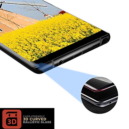 [2Pack] Galaxy Note 8 Black Screen Protector,Tempered Glass Screen