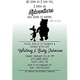 Customized Classic Winnie The Pooh Baby Shower Invitation