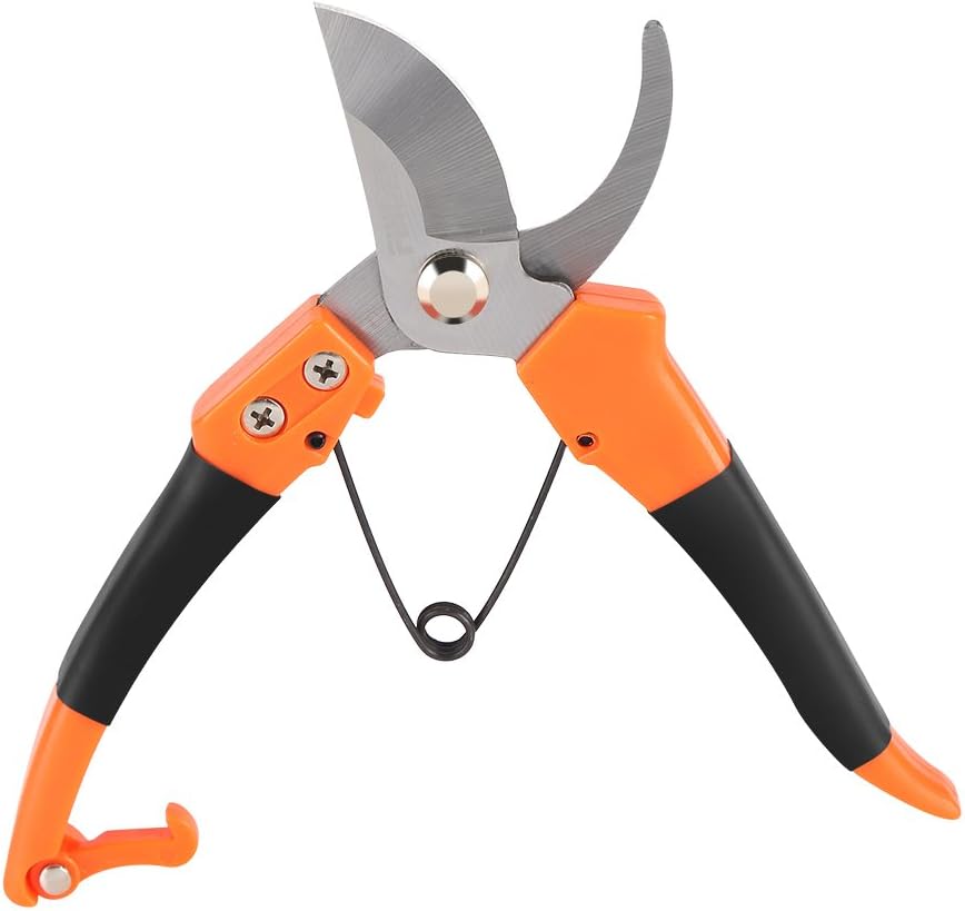 Professional Garden Pruning Shears, SK-5 Steel Blade, 25cm, Hand Pruner for Tree Branches and Shrubs Rust-Resistant Coating - Image 3