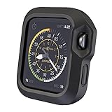 Actionproof Apple Watch Case 42mm - Cover Protection for Sports - Made with Premium and Durable Rubber [Laperen] - Ultra Lightweight Apple Watch Accessory - (Black)