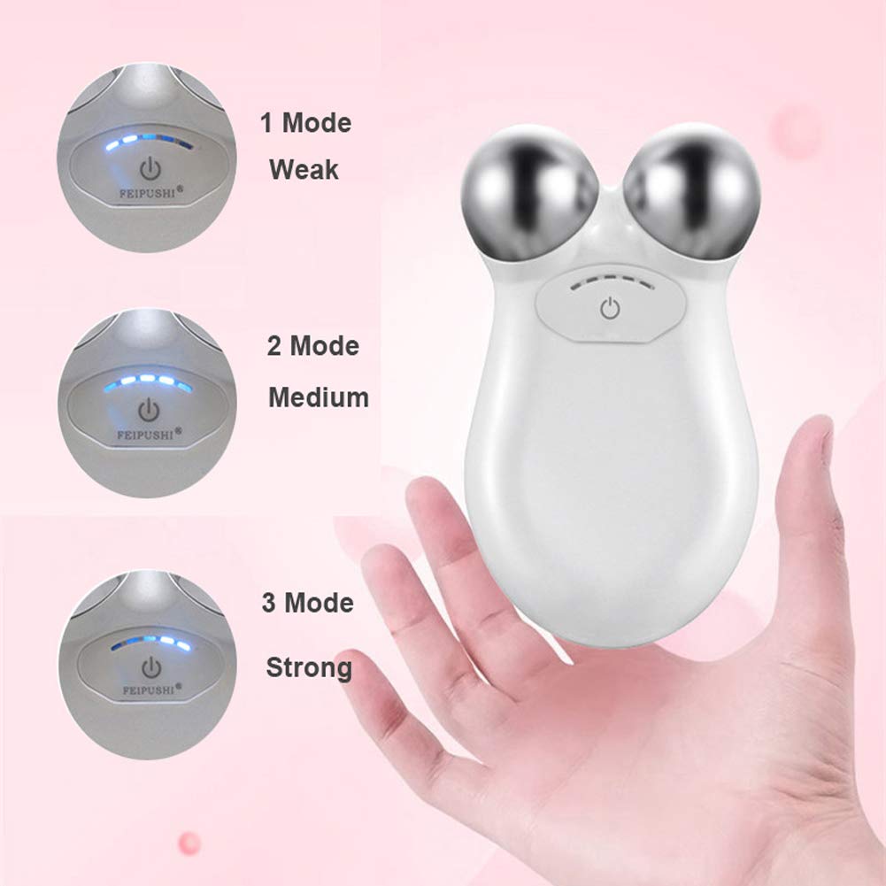 Mini Micro-current Face Massager Facial Lifting Skin Tightening Remove Wrinkle Skin Rejuvenation Toning Massage: Beauty