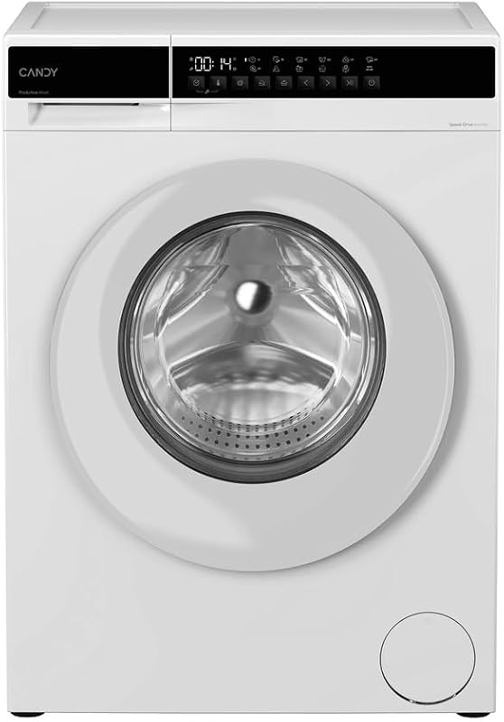 Lave-linge hublot Candy ProWash 100 EY 2108-S – 10 kg – 1200 tr/min – Classe A – ProActive EcoWash – Fonction Vapeur – Pack Hygiène – 12 programmes – Moteur induction – Blanc