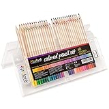Colored Pencils Pre-Sharpened Colored Pencil Set with Eraser and Sharpener (60-Piece) (Office Product)