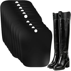 10 Pack (5 Pairs) Boot Shaper Inserts Tall Boot Support for Women & Men | Lightweight Plastic, Anti-Sagging and Anti-Crease,