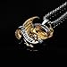 LIVE TO RIDE BIKER PENDANT NECKLACE (BOX CHAIN)