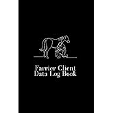 Farrier Client Data Log Book: Perfect Planner for Farriers to Keep Track of Appointments, Client Information, Horse Information, Expenses, Contact and Much More (120 Pages - 6 x 9 in)