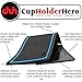 CupHolderHero fits Honda HRV Accessories 2016-2021 Premium Custom Interior Non-Slip Anti Dust Cup Holder Inserts, Center Console Liner Mats, Door Pocket Liners 22-pc Set (Blue Trim)
