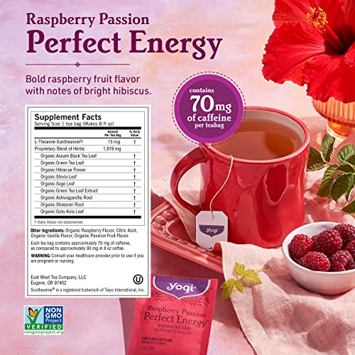 Yogi Tea Energy Tea Variety Pack Sampler (3 Pack) Sweet Tangerine