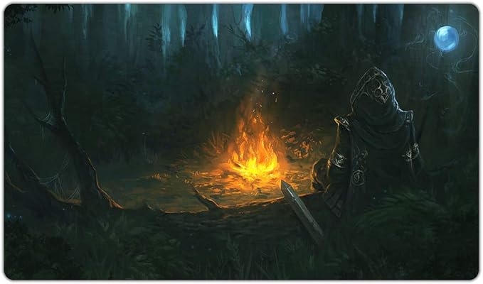 Amazon Inked プレイマット キャンプファイヤー プレイマット インク付きゲーム Mtg ポケモン ハースストーン 遊戯王 マジック ザ ギャザリング Tcg ゲームマット トレカ 通販