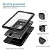 ORDTBY iPhone 7 Plus/8 Plus Waterproof Case, Underwater Full Sealed Cover IP68 Certified for Waterproof Snowproof Shockproof and Dustproof Case for iPhone 7/8 Plus - 5.5 inch(Black)