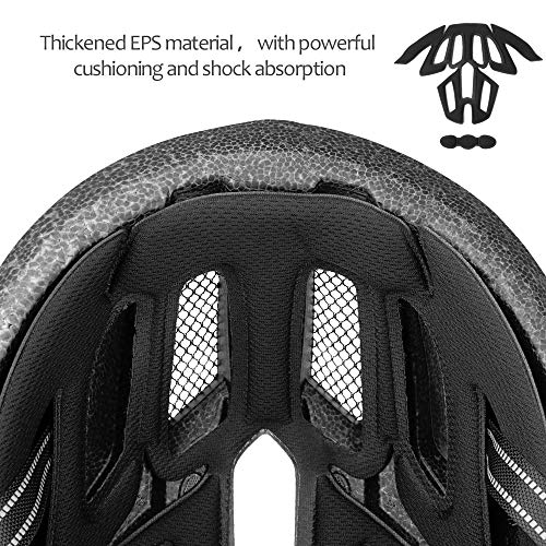 MOKFIRE Bike Helmet Mountain Bicycle Helmets with Safety LED Back Light Detachable Magnetic Goggles Road Cycling Helmets… - Image 7
