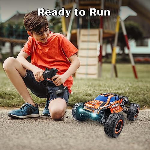 Loolinn | High-Speed Remote Control Car for Kids Gift - Hobby Grade, Top Speed 30 Km/h, Durable, 1:16 Scale RC Car, Adjustable Speed, Off-Road, All Terrain, 4WD - Gift Toys for Boys Girls and Adults