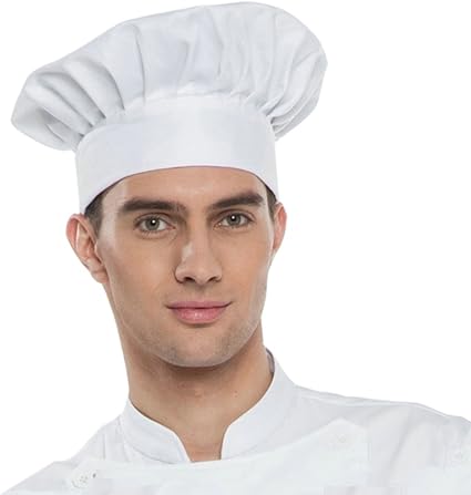 Oyfel Toque De Cuisinier Chapeau De Cuisine Chapeau De Chef Toque De Chef Cuisinier Bonnet Patissier Blanc Ajustable En Coton Pour Adultes Enfants Amazon Fr Cuisine Maison