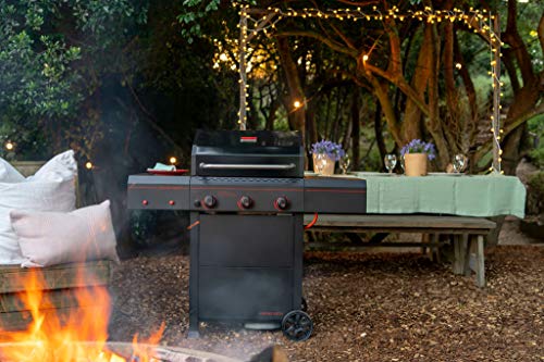 Megamaster 720-0804 Propane Gas Grill, Black