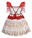 AmzBarley Christmas Costumes for Baby Girls Strappy Backless Slip Halloween Dress Up Toddler Kids Pageant Fancy Party Clothes Age 2-3 Years Size 3T